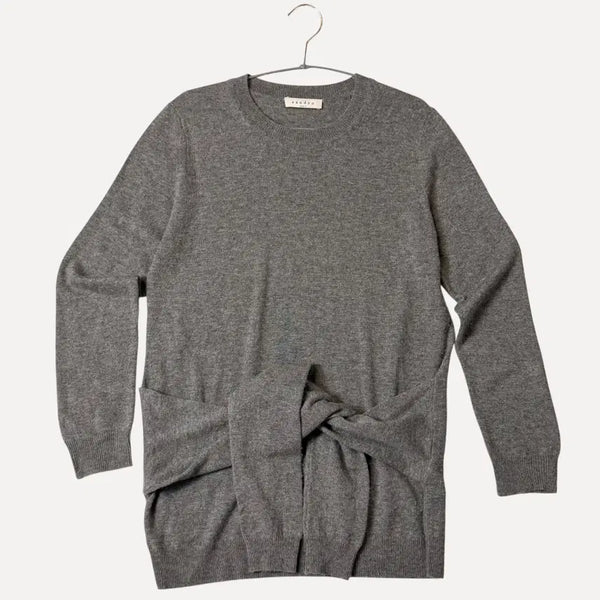 [BUNJANG] Sandro Wool Cashmere Tie Neck Knit (Korean Size 55) / 산드로 울 캐시미어 타이 니트 (국내 55 사이즈)