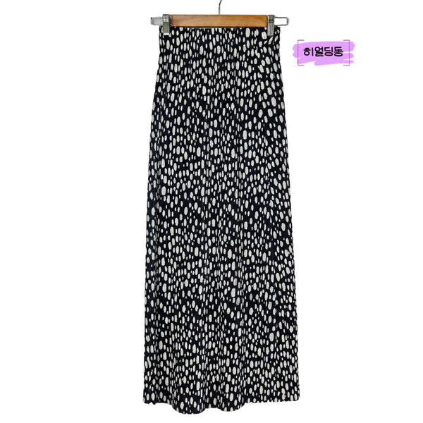 [BUNJANG] Women's Summer Sale High-Waisted Slit Pleated Long Skirt / 딩동 :) 여름세일/M/허리밴딩 트임 플리츠 롱스커트_19