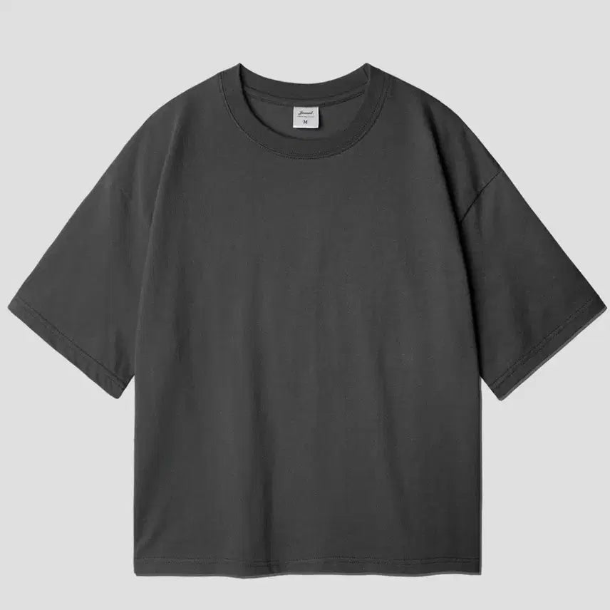 [BUNJANG] Je-meot Boy Cropped T-Shirt Dark Grey 2XL / 제멋 / 보이 크롭 반팔티셔츠 다크그레이 / 2xl