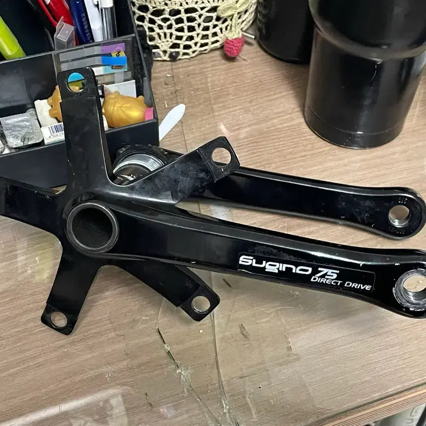 [BUNJANG] Sugino 75 DD Black Crank Arm BB Set / 스기노75 DD 블랙 크랭크 암비비셋 팝니다