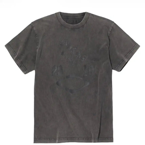 [BUNJANG] Mischief Rhombus Washed Short Sleeve T-Shirt Charcoal L / 미스치프 롬버스 워시드 반팔 티셔츠 차콜 L사이즈