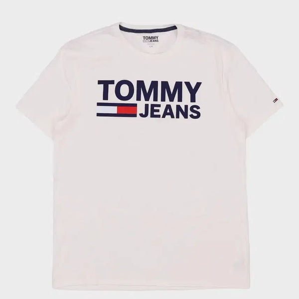 [BUNJANG] Tommy Jeans Regular Fit Short Sleeve T-Shirt / 타미진스 반팔 티셔츠 L