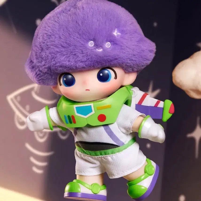 [BUNJANG] POP MART Dimoo World x Pixar Series Keychain Secret (Buzz) Unsealed New Product / [정품]팝마트 디무 월드 x 픽사 시리즈 인형 키링 시크릿(버즈)단순개봉 새상품
