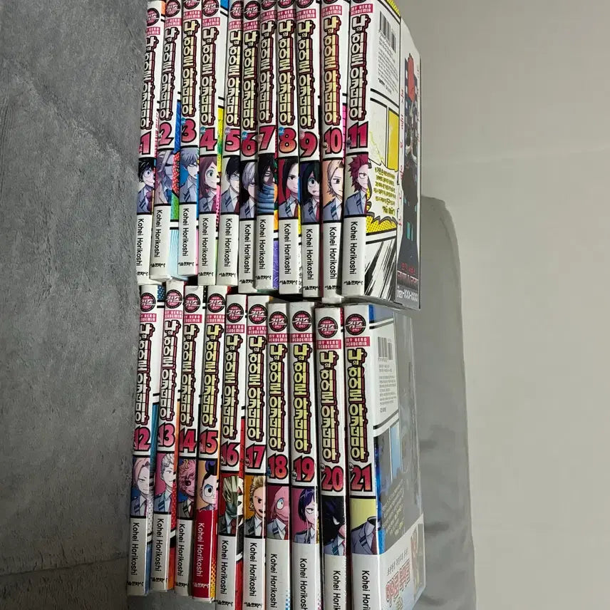 [BUNJANG] My Hero Academia Manga Volume 1-21 Bundle Set / (일괄) 나의 히어로 아카데미아 만화책 1~21권