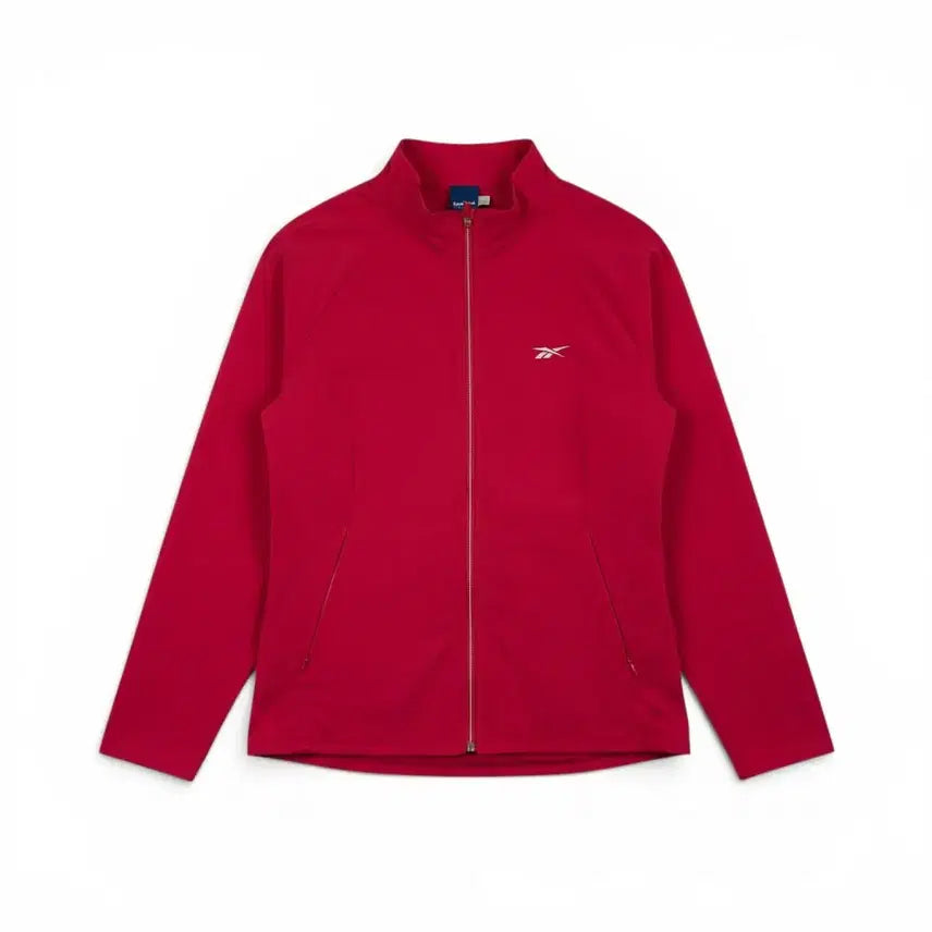 [BUNJANG] Reebok Women's Span Track Zip-Up Jacket Hot Pink / (L) 리복 우먼스 스판 트랙 집업 자켓 핫핑크