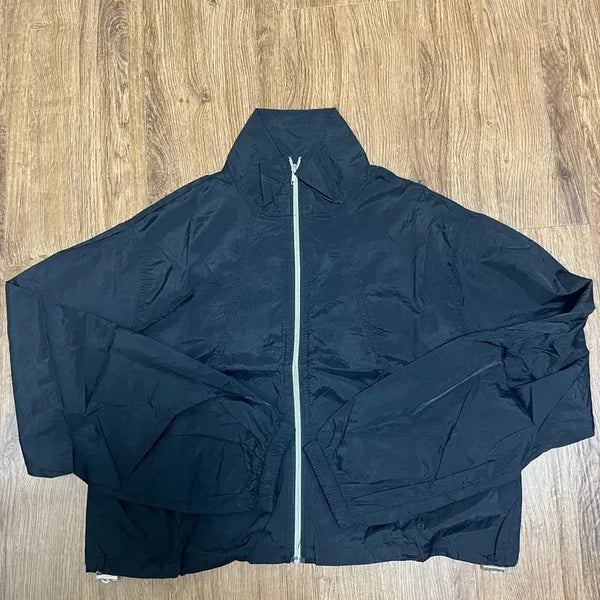 [BUNJANG] Black Windbreaker Jacket / 블랙 바람막이 점퍼(새상품)