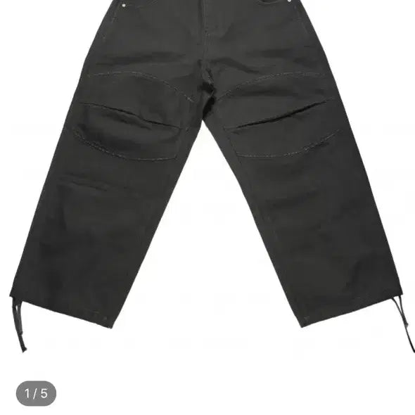 [BUNJANG] MJD Canvas 3D Knee Pants Charcoal / MJD CANVAS 3D KNEE PANTS CHARCOAL
