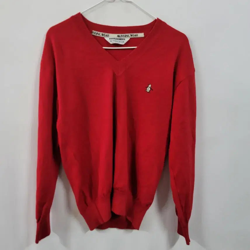 [BUNJANG] Munsingwear V-Neck Knit Women's Size 95 / 먼싱웨어 브이넥니트/여성(95)/t2672
