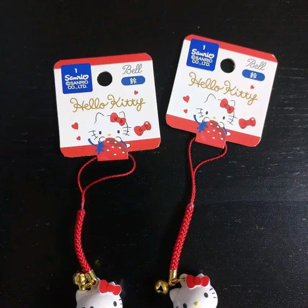 [BUNJANG] Hello Kitty Keychain Phone Strap Set (2-Piece Bundle) / 일본정품 헬로키티 키링 핸드폰줄(2개일괄