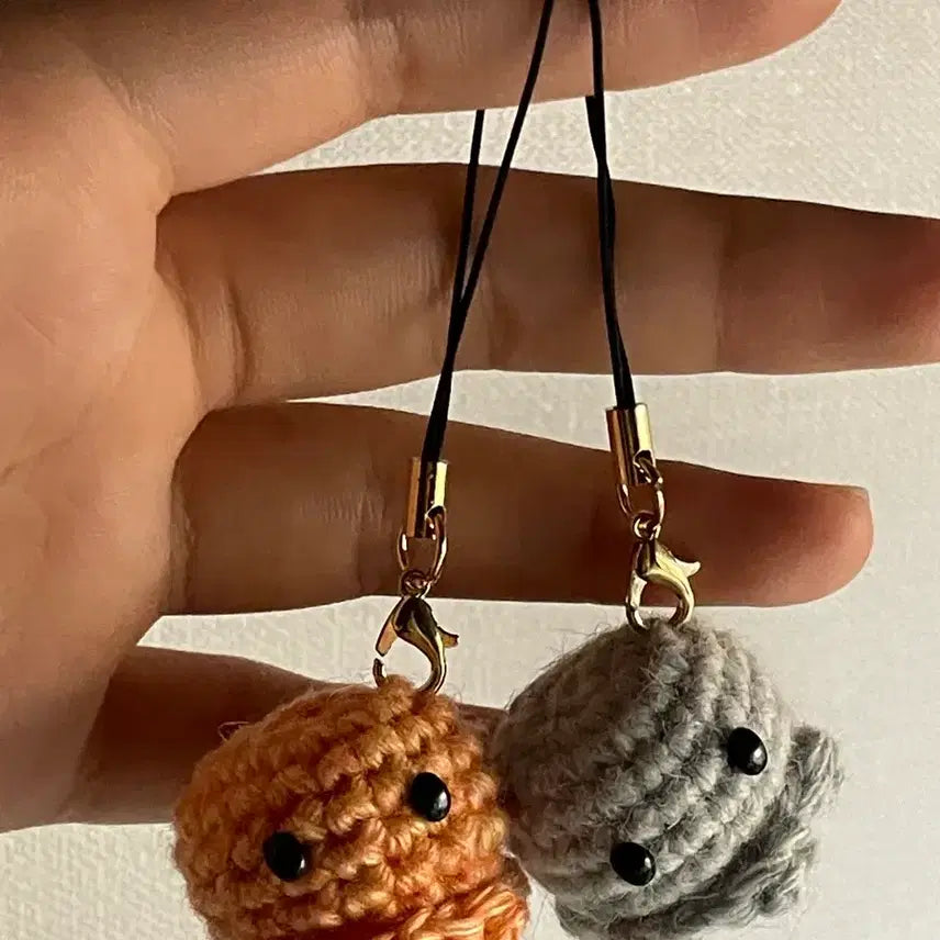 [BUNJANG] Handmade Baby Octopus Knit Keychain / 핸드메이드 아기문어 뜨개 키링