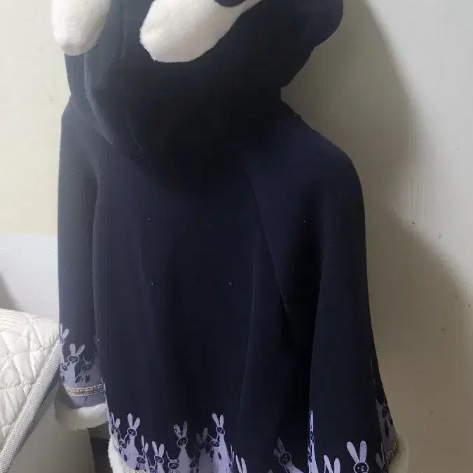 [BUNJANG] Lolita Rabbit Ear Fur Cape / 로리타 토끼귀 털망토