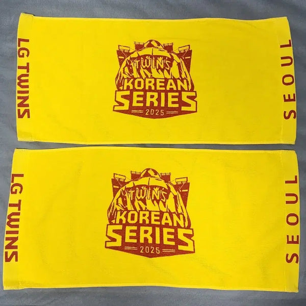 [BUNJANG] LG Twins Korean Series Towel Set (2 Pieces) / LG트윈스 한국시리즈타월 2장세트