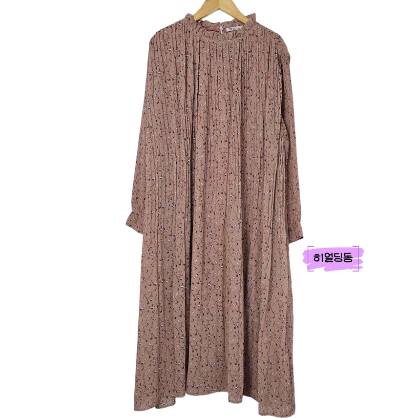 [BUNJANG] Pleated Long Dress - Summer Sale XL / 딩동 :) 여름세일/2XL/플리츠 롱원피스_158