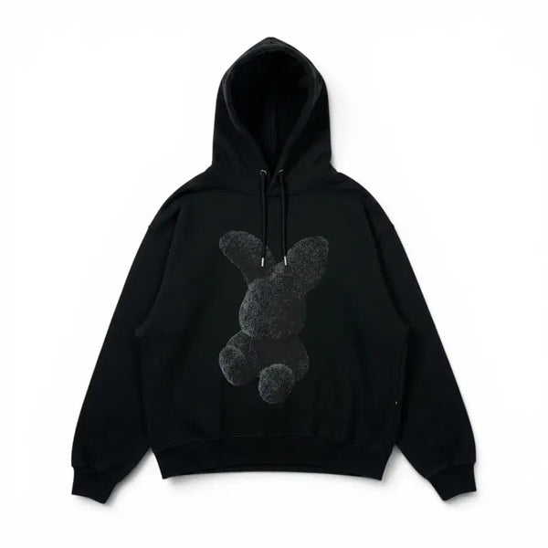 [BUNJANG] ACMEDRABI Rabbit Hoodie Black / (1) 아크메드라비 레빗 후드 티 블랙