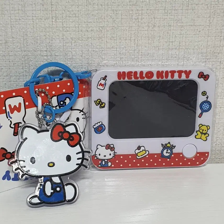 [BUNJANG] Sanrio Hello Kitty Mini Magic Erasable Message Board Keychain / 산리오 키티 미니 매직보드판 키링