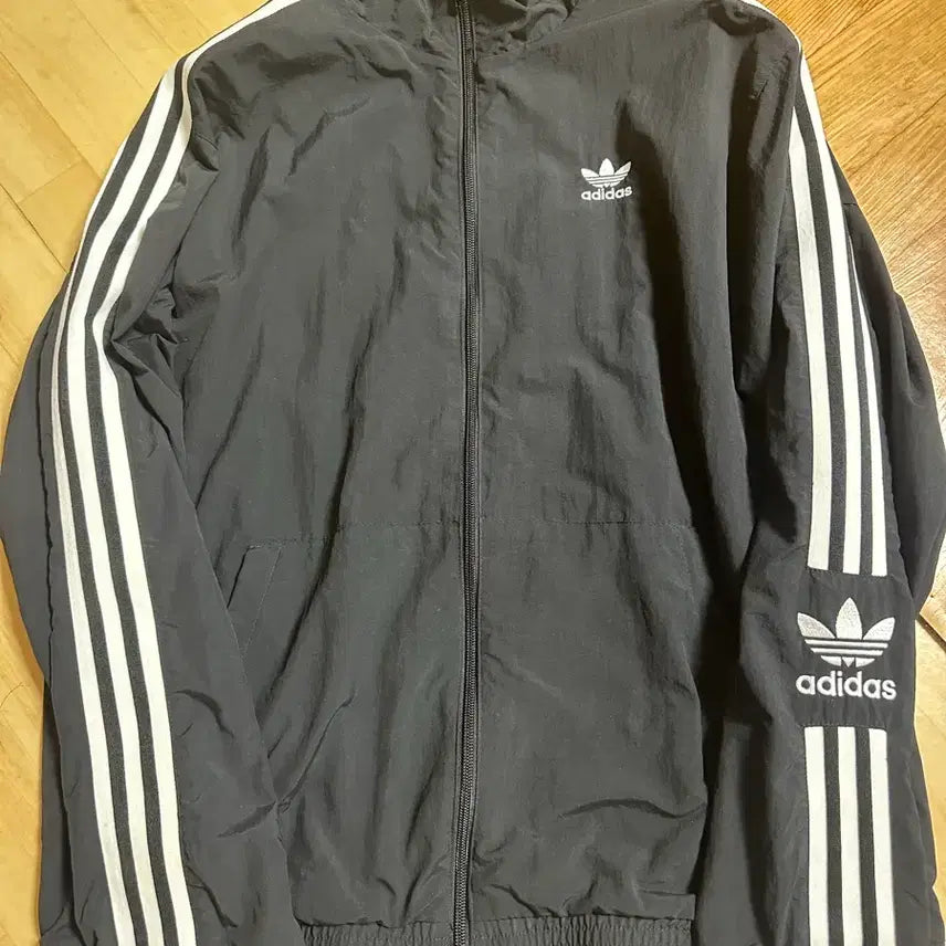 [BUNJANG] Adidas Lock Up Woven Windbreaker Jacket / 아디다스 락업 우븐 바람막이