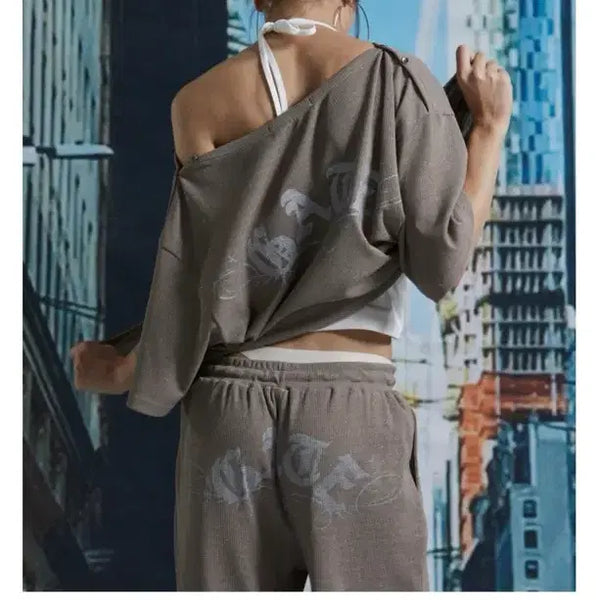 [BUNJANG] Gaitless Metal Half T-Shirt / [새상품]게이트리스 메탈 하프 티셔츠