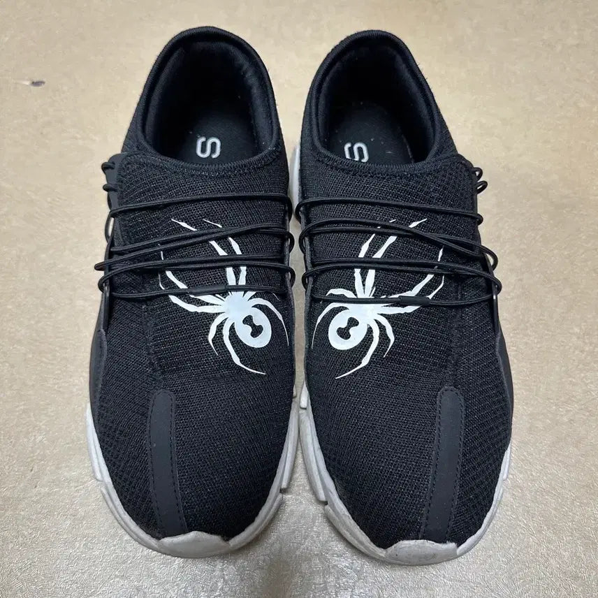 [BUNJANG] Spider Black Sneakers / [270]스파이더 블랙 스니커즈