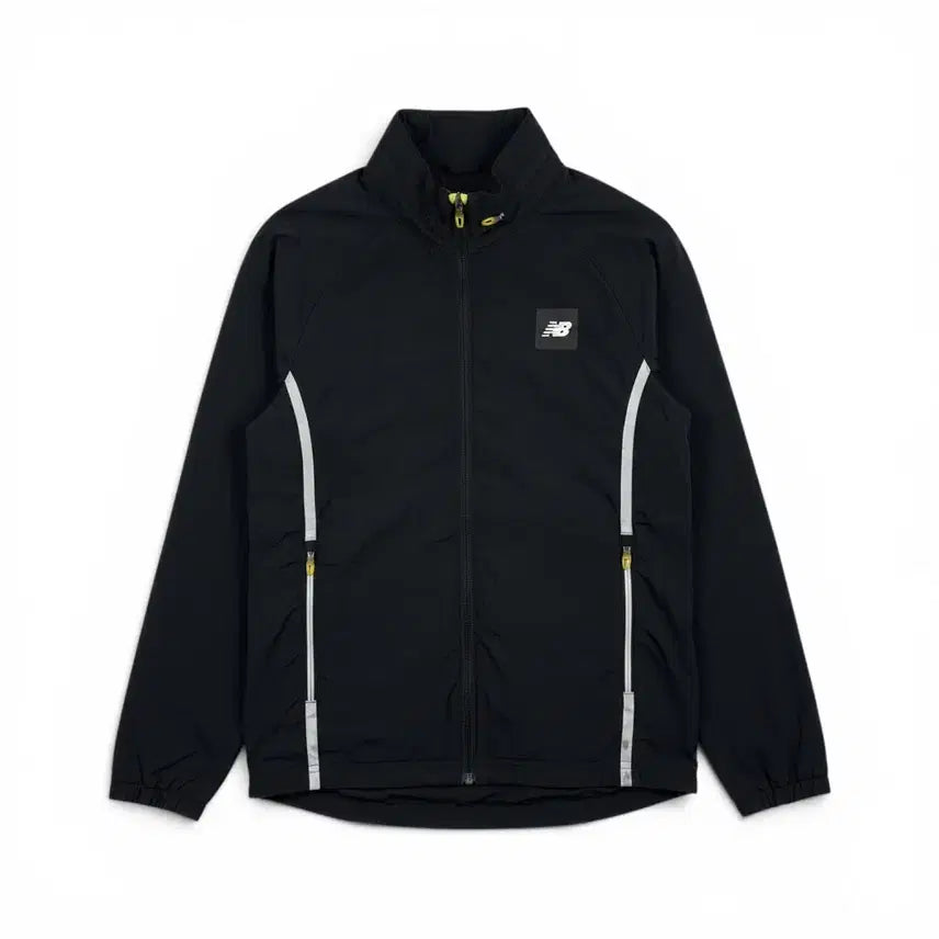 [BUNJANG] New Balance Kids/Women's Woven Track Jacket Black 155 / (155) 뉴발란스 키즈/우먼스 우븐 트랙 자켓 블랙