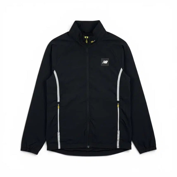 [BUNJANG] New Balance Kids/Women's Woven Track Jacket Black 155 / (155) 뉴발란스 키즈/우먼스 우븐 트랙 자켓 블랙