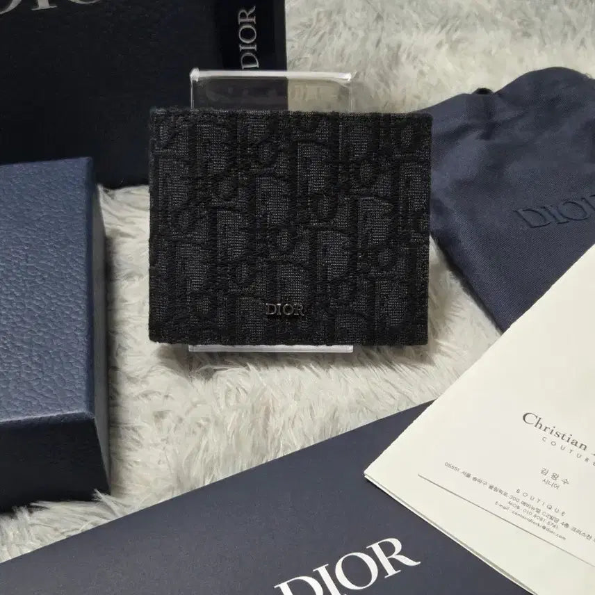 [BUNJANG] Dior Oblique Bifold Wallet / (풀박스/사용1회) 디올 오블리크 반지갑