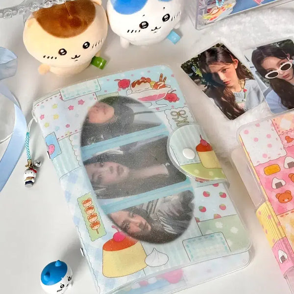 [BUNJANG] A6 6-Hole Binder with 3-Tier Inserts / A6 6공 바인더 (3단 속지 덤 포함)