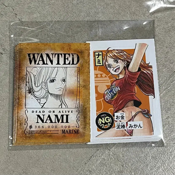 [BUNJANG] One Piece Nami & Robin IMAGINE WANTED Card Set / 원피스 나미 로빈 IMAGINE WANTED 카드 세트