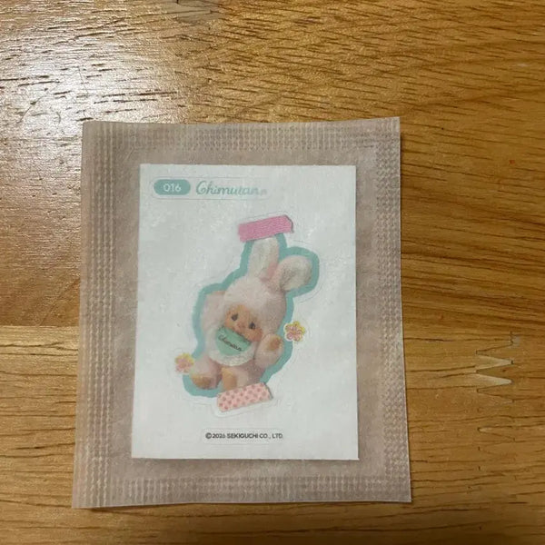 [BUNJANG] Monchhichi Chimutan 16 Strawberry Mochi Jelly Ttibu Seal (Sealed) / (미개봉)몬치치 치무탄 16 띠부씰 딸기모찌젤리