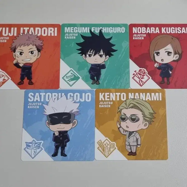 [BUNJANG] Jujutsu Kaisen Collaboration Cafe Special Edition Coaster Bundle Set / 주술회전 콜라보카페 특전 일괄 판매
