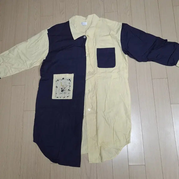 [BUNJANG] Colorblock Shirt / 배색 셔츠 남방