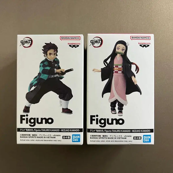 [BUNJANG] Figuno Demon Slayer Tanjiro A & Nezuko C Figures (2 Types) / 귀멸의칼날/귀칼 탄지로 A, 네즈코 C 피규어 2종 (피그노/피구노/Figuno)