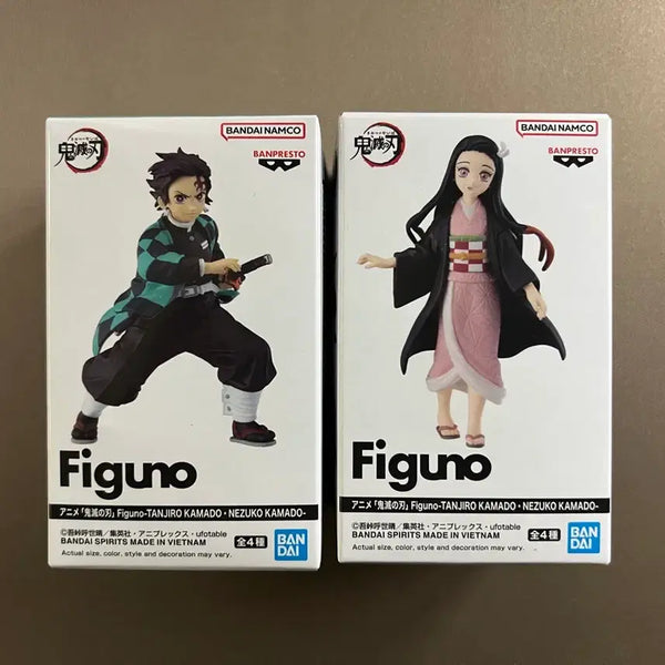 [BUNJANG] Figuno Demon Slayer Tanjiro & Nezuko Figure Set (2 Types) / 귀멸의칼날/귀칼 탄지로 B, 네즈코 D 피규어 2종 (피그노/피구노/Figuno)