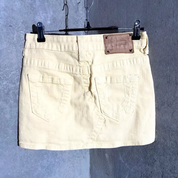 [BUNJANG] True Religion Denim Skirt / [24] 트루릴리전 데님 스커트