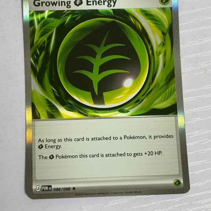 [BUNJANG] Pokemon TCG North American Edition Growl Energy Card / 포켓몬카드 [북미판 덱소스 귀여운] 그로우 에너지