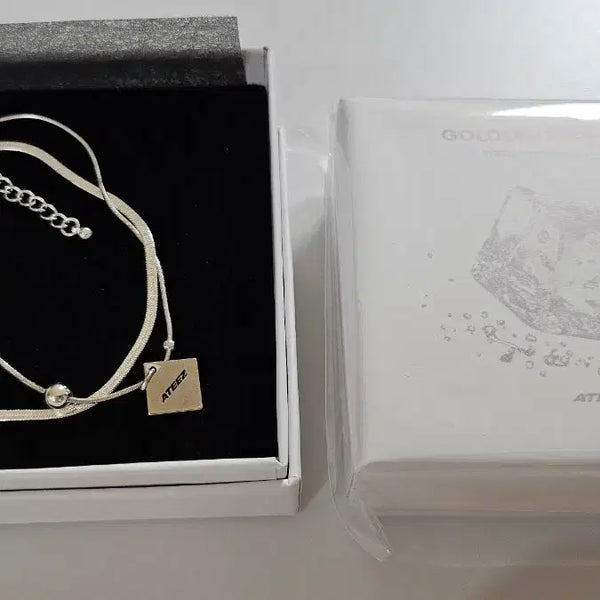 [BUNJANG] ATEEZ GOLDEN HOUR : Part.5 BAD Store 925 Silver Bracelet (Sealed) / 에이티즈 골든아워5 BAD 팝업 팔찌 (미개봉)