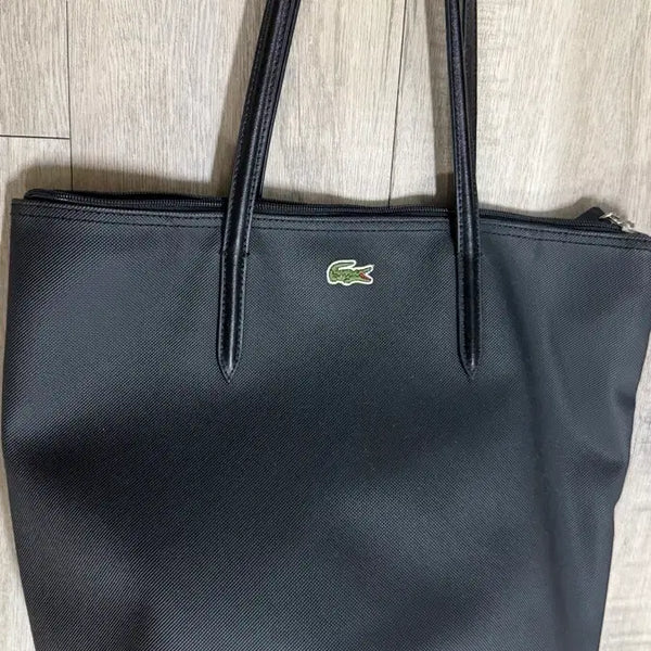 [BUNJANG] Lacoste Vertical Medium Big Bag Shoulder Bag / 라코스테 숄더백 세로형 미디움 빅백