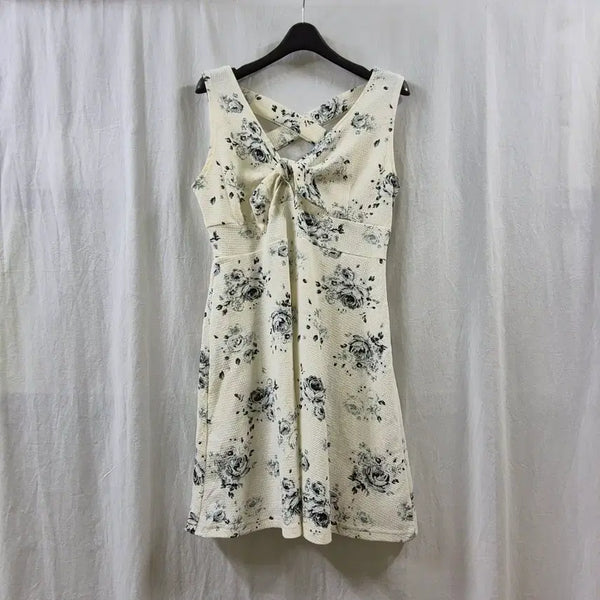 [BUNJANG] Vintage Floral Sleeveless Dress / 일본 구제 빈티지 플로럴 민소매 원피스