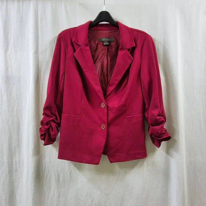 [BUNJANG] Vintage Red Sheer Jacket / (23일까지 할인) 일본 구제 빈티지 수지 쉬얼 레드 자켓