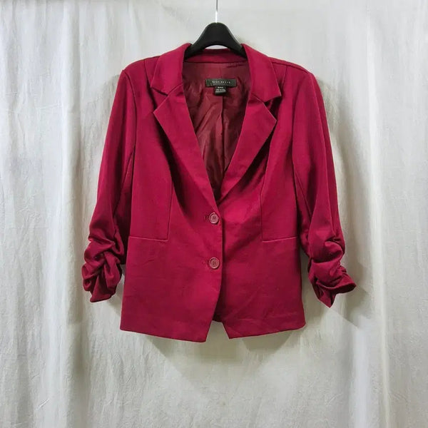 [BUNJANG] Vintage Red Sheer Jacket / (23일까지 할인) 일본 구제 빈티지 수지 쉬얼 레드 자켓