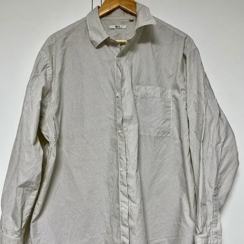 [BUNJANG] Uniqlo C Broad Oversized Shirt Off White L / 유니클로 C 브로드 오버사이즈 셔츠 오프화이트 L