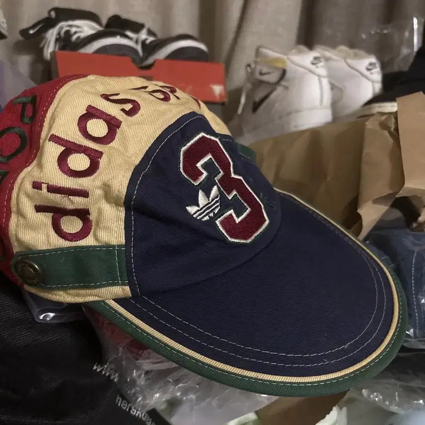 [BUNJANG] Adidas Long Bill Fitted Cap 1994 Korean Made / 94년 아디다스 롱빌 피티드 캡 한국산