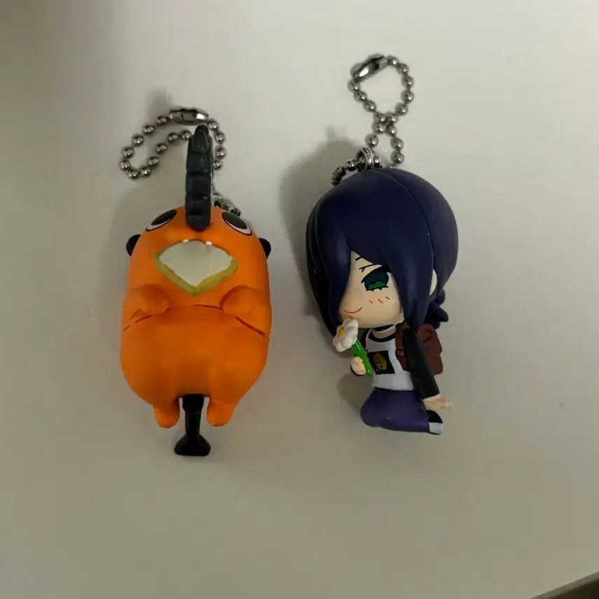 [BUNJANG] Chainsaw Man Depyfig Ballchain Keyring Gacha - Reze & Pochita Bundle Set / 체인소맨 데포피그 볼체인 키링 가챠 레제,포치타 일괄