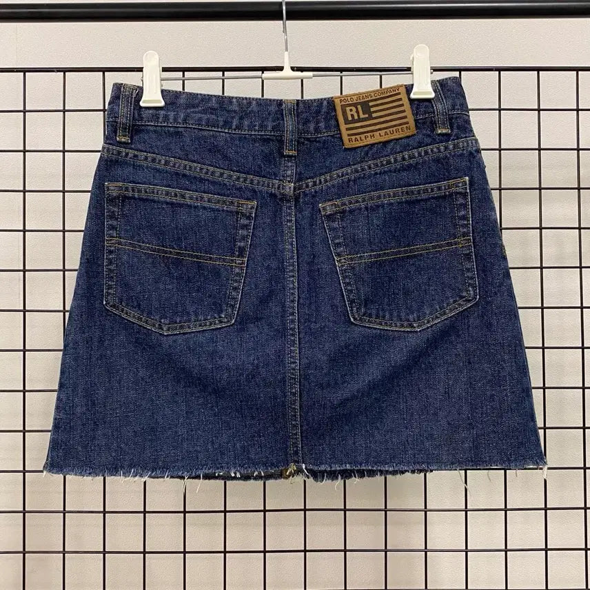 [BUNJANG] Polo Ralph Lauren Jeans Company Denim Mini Skirt / <27> 폴로 랄프로렌 진스 컴퍼니 데님 미니 스커트