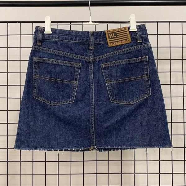 [BUNJANG] Polo Ralph Lauren Jeans Company Denim Mini Skirt / <27> 폴로 랄프로렌 진스 컴퍼니 데님 미니 스커트
