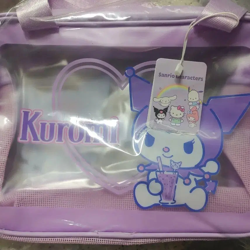 [BUNJANG] Kuromi Transparent Pouch / 쿠로미 투명 파우치ㅡ교신가능