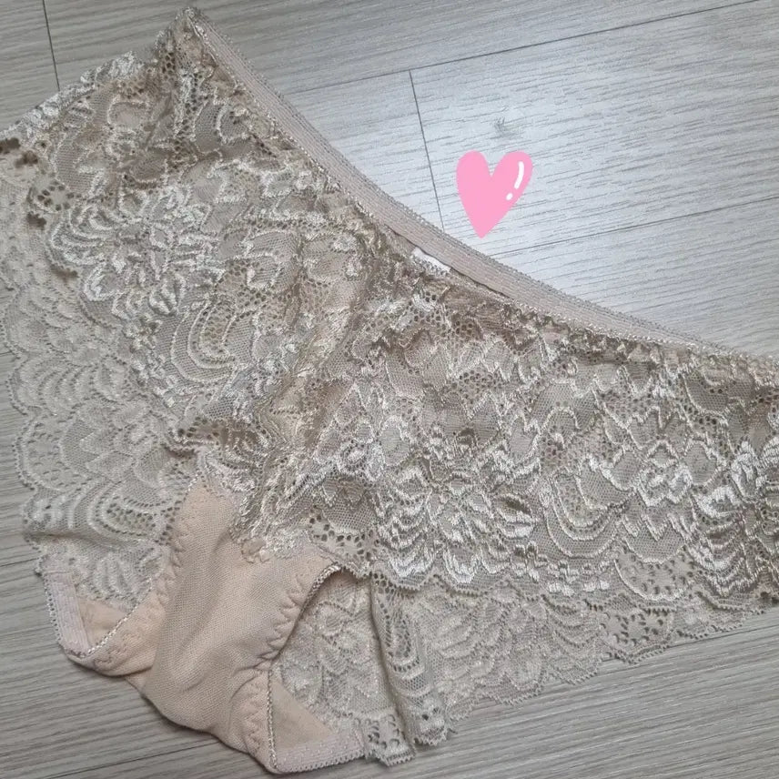 [BUNJANG] Beige Lace Panties (Used) / 베이지 레이스 팬티(중고)