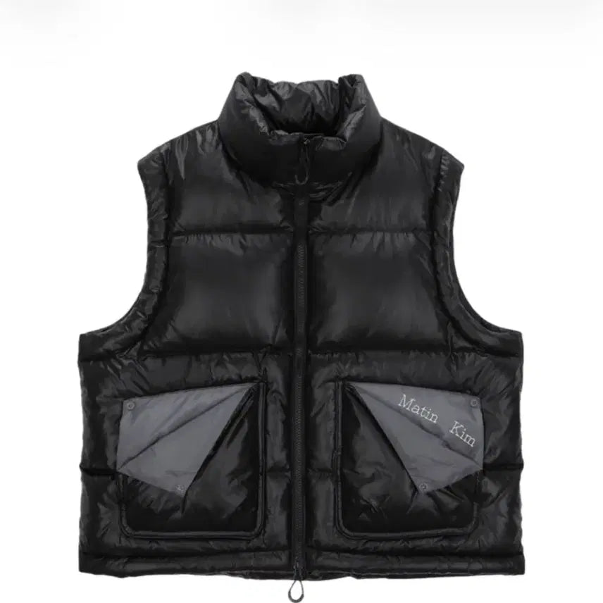 [BUNJANG] Matinkim Folded Pocket Down Vest Black / 마뗑킴 폴디드 포켓 다운 베스트 블랙