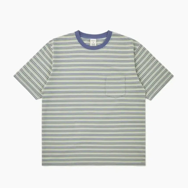 [BUNJANG] Cakies Border Stripe T-Shirt / 카키스 보더 스트라이프 티셔츠