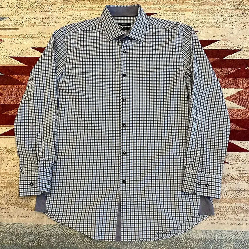 [BUNJANG] Hugo Boss Check Shirt 41 / 휴고보스 체크 셔츠 41
