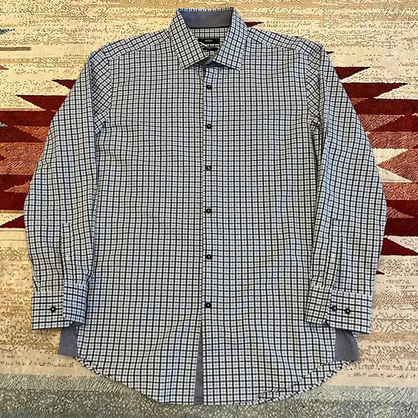 [BUNJANG] Hugo Boss Check Shirt 41 / 휴고보스 체크 셔츠 41